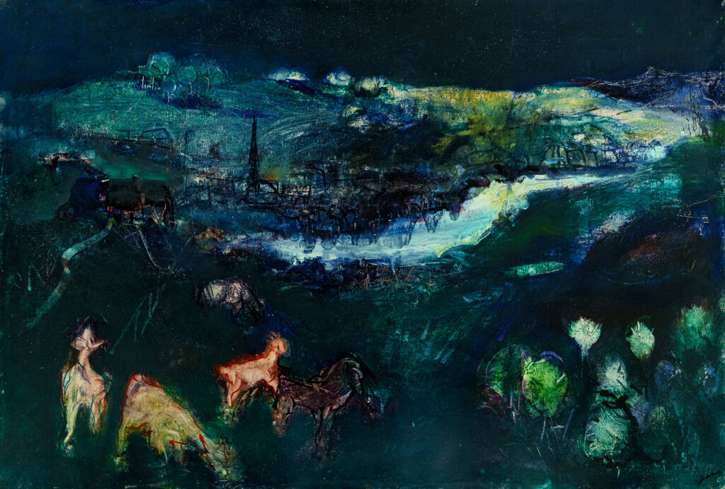 Frederich von Bomches - Peisaj din Maramureș