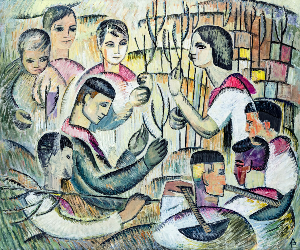 Emilia Apostolescu - Săditul pomilor